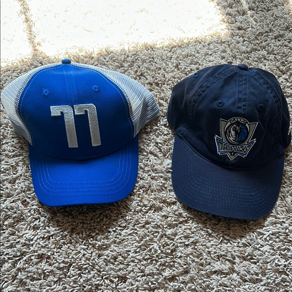 Blue and Navy Baseball Caps